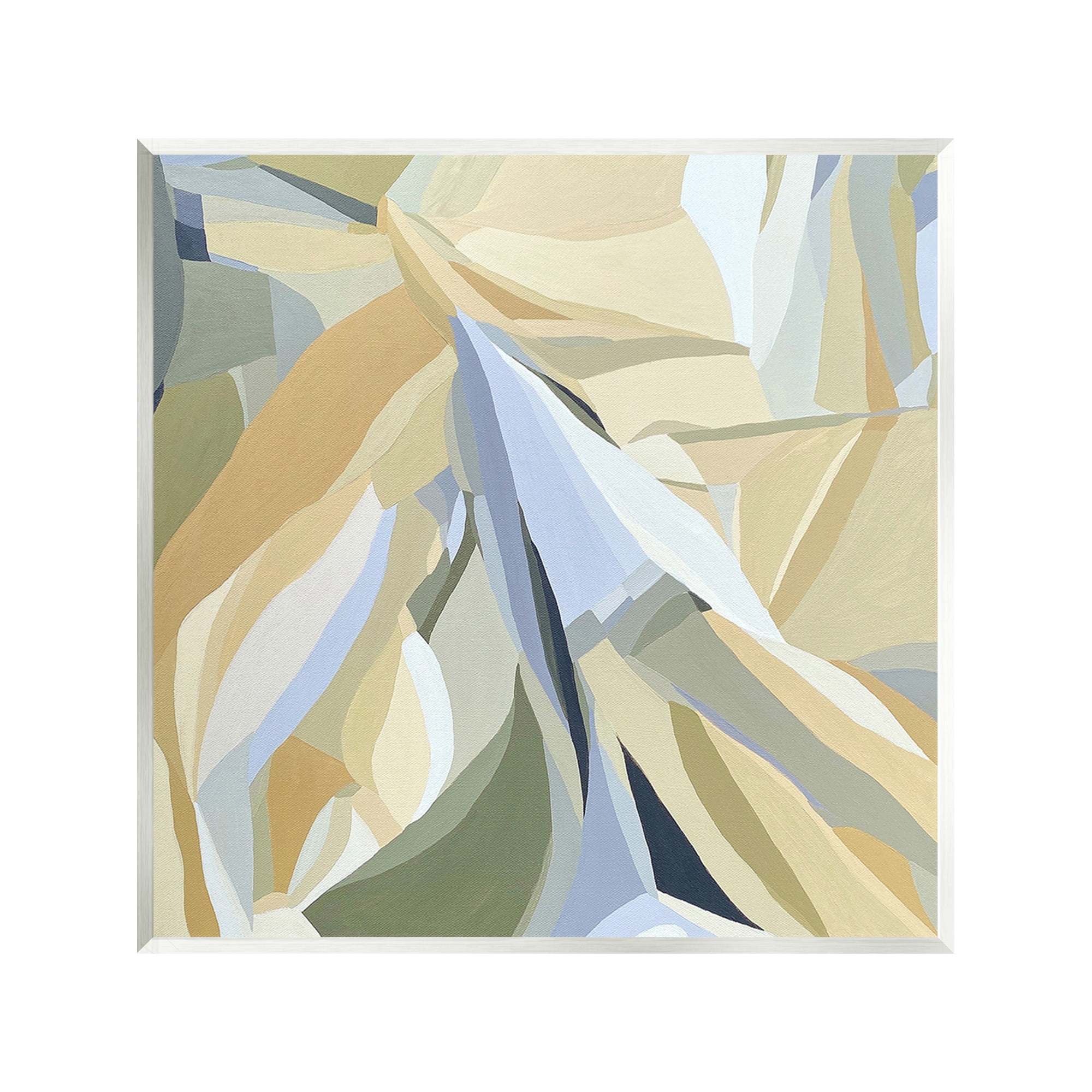 Stupell Industries Dynamic Geometric Pattern Abstract Painting Unframed Art Print Wall Art, 12 x 12