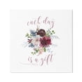 thumbnail image 1 of Stupell Industries Each Day Gift Calligraphy Quote Minimal Floral Pattern , 24 x 24, Design by Tara Moss, 1 of 6