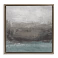 thumbnail image 1 of Stupell Industries Earth And Sea Abstraction Brown Framed Floater Canvas Wall Art design by Hannah Dawson, 18 x 18, 1 of 9