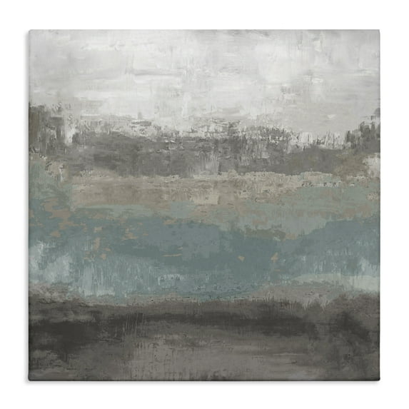 Stupell Industries Earth And Sea Gradient Canvas Wall Art design by Hannah Dawson, 30 x 30