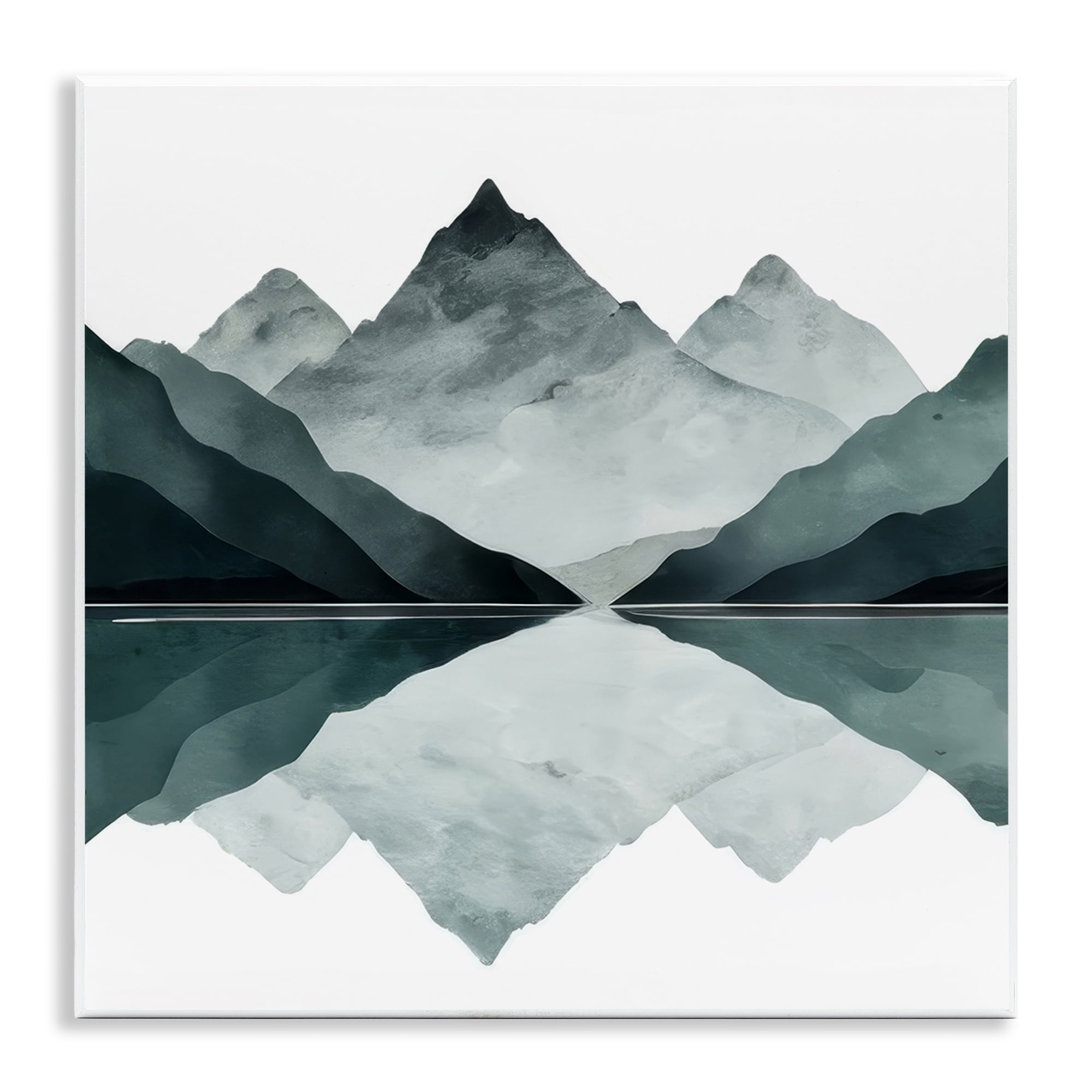Stupell Industries Earth & Water Landscape Landscape & Nature Painting Unframed Art Print Wall Art, 12 x 12