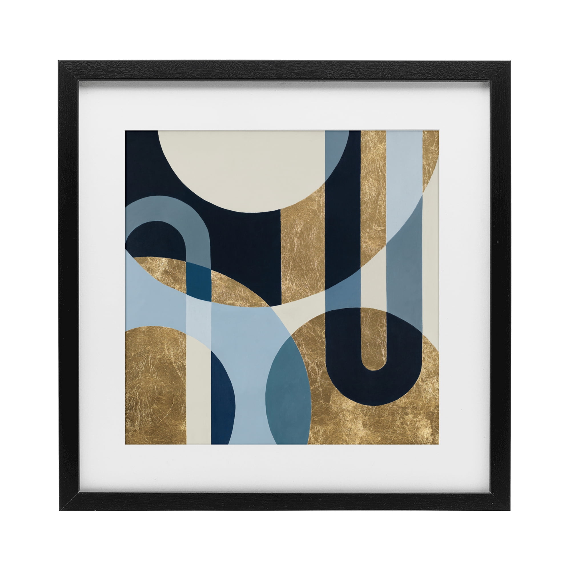 Stupell Industries Earthly Shapes & Arches Black Framed Print Under Glass, design by Max Maxx