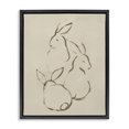 thumbnail image 1 of Stupell Industries Mid-Century Earthtone Rabbit Sketch Black Floating Frame Canvas Art, 17 x 21, by June Erica Vess, 1 of 8