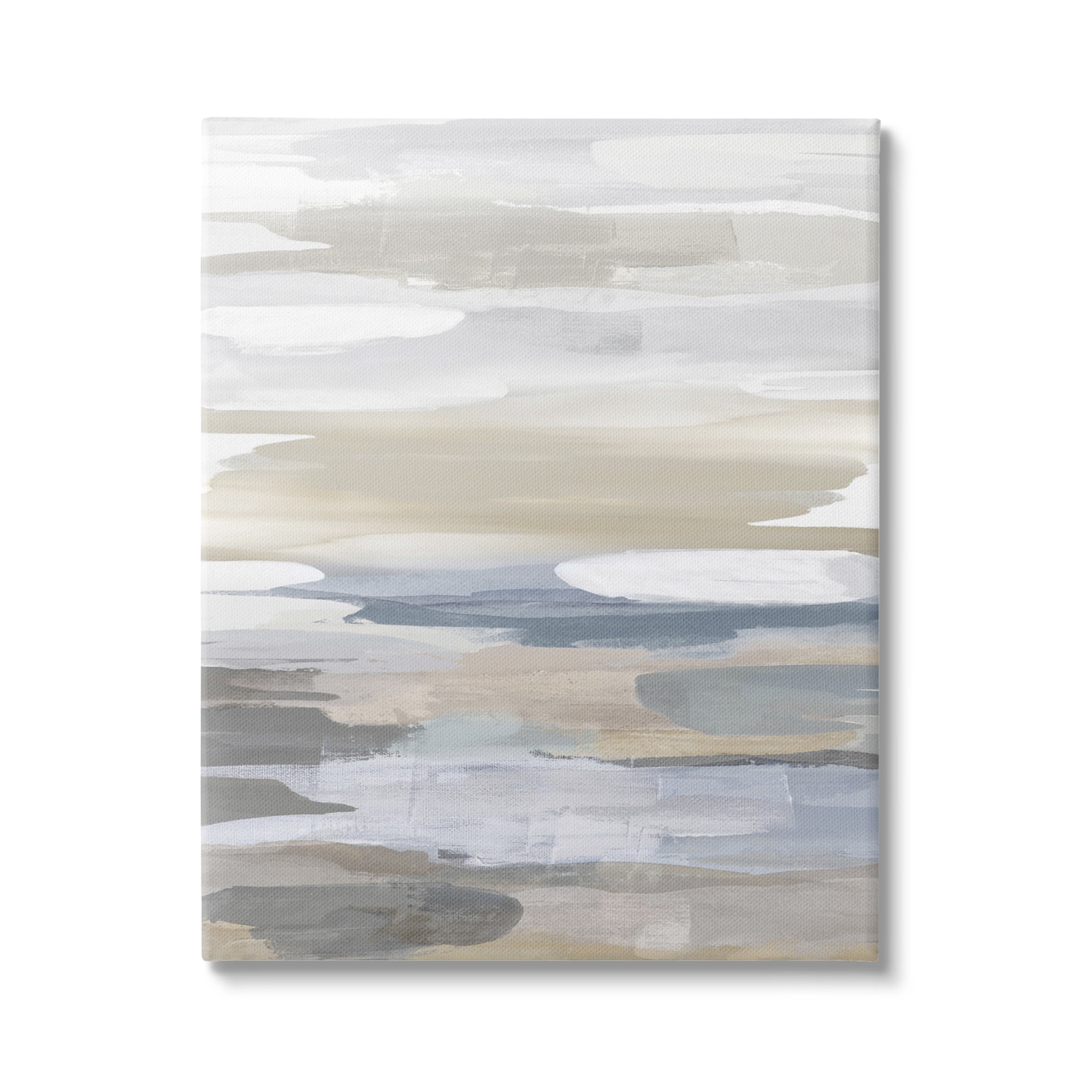 Stupell Industries Earthy Abstract Painterly Modern Neutral Tones Canvas Wall Art, 24 x 30, Design by Jackie Hanson