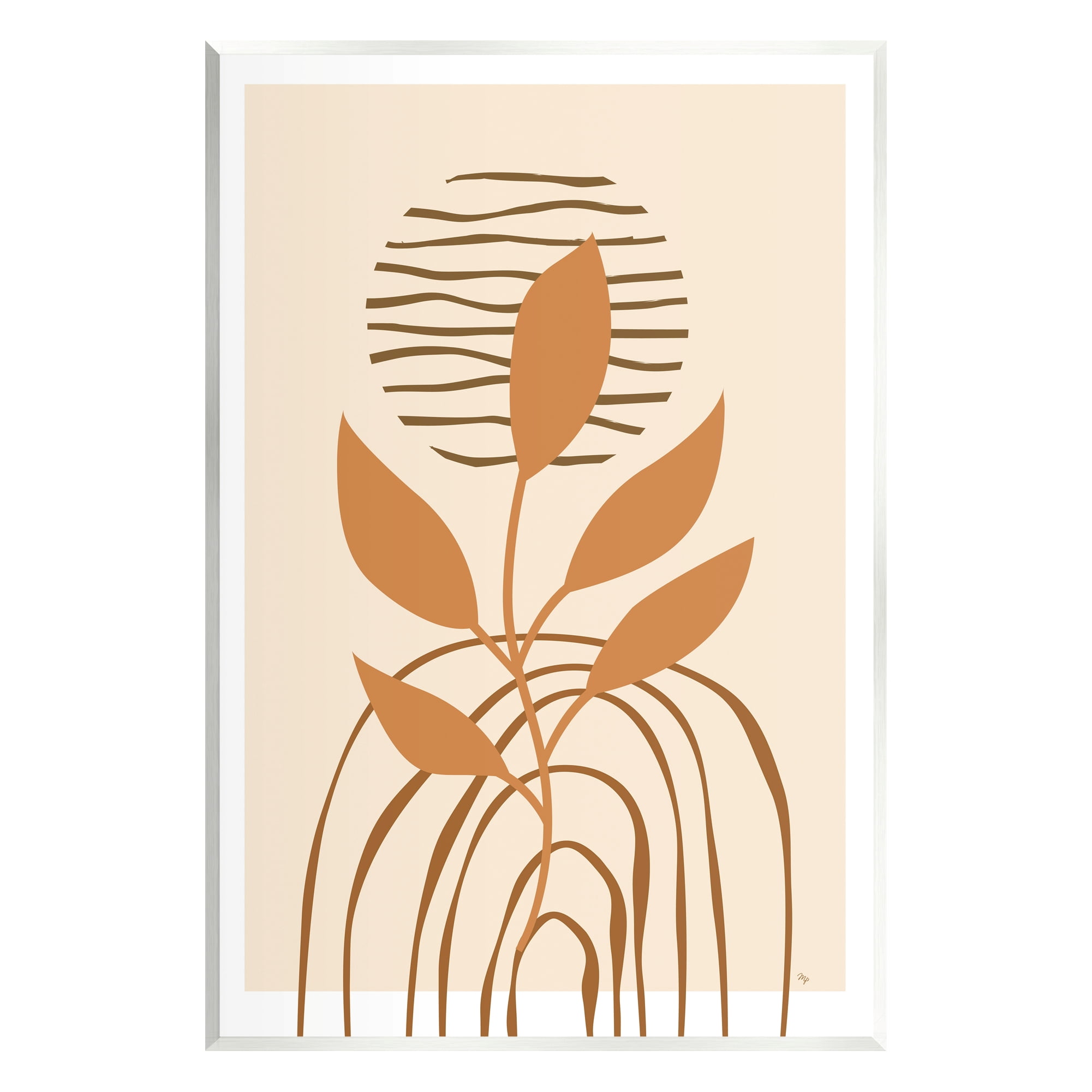 Stupell Industries Earthy Boho Plant Botanical & Floral Painting Unframed Art Print Wall Art, 10 x 15
