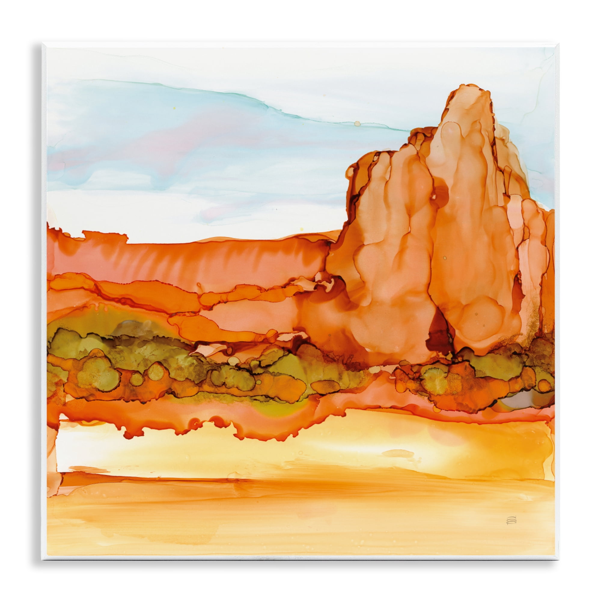 Stupell Industries Earthy Desertscape Illusion Wall Plaque Art, design by Chris Paschke