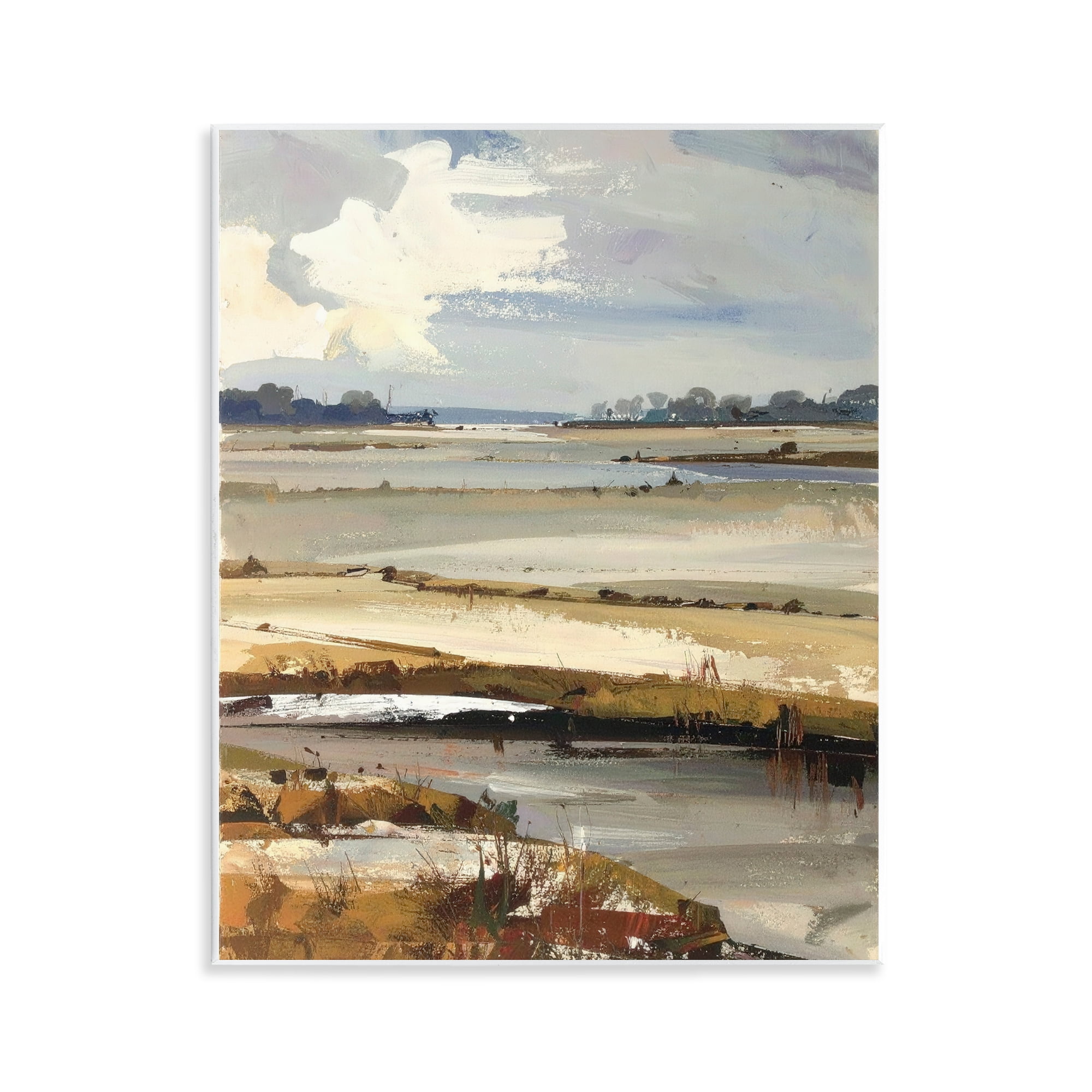 Stupell Industries Earthy Distant Horizon Wall Plaque Art, design by Alonza Saunders