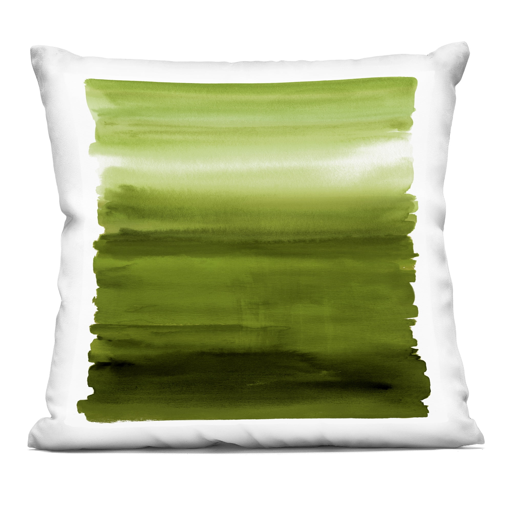 Stupell Industries Earthy Green Ombre Decorative Printed Throw Pillow, design by Allie Corbin, 18 x 7 x 18