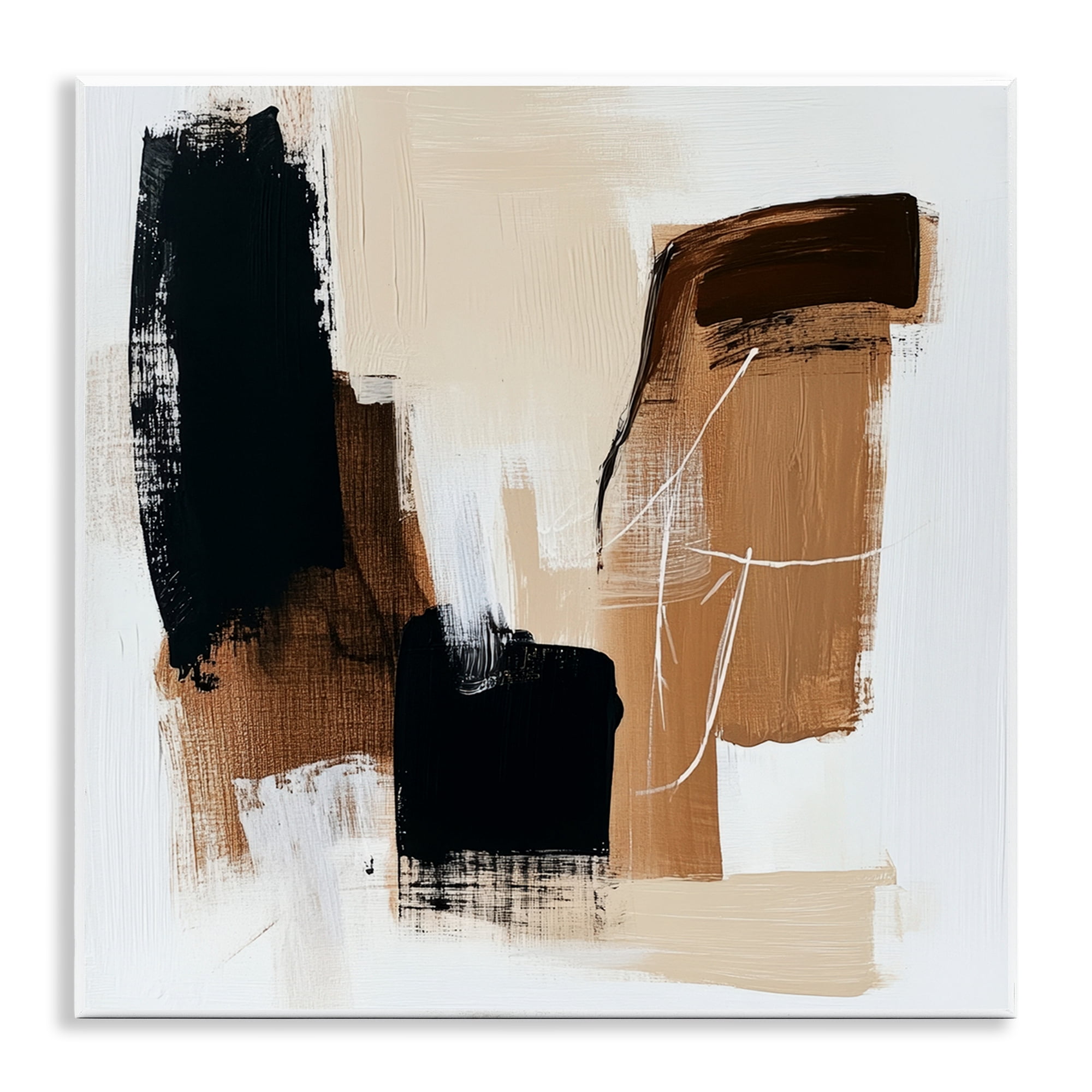 Stupell Industries Earthy Hues Neutral Balance Wall Plaque Art, design by Petal Prints Design