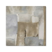 Stupell Industries Earthy Industrial Abstract Geometric Shapes Brown Tones Painting Gallery Wrapped Canvas Print Wall Art, Design by Julianne Marcoux