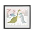 thumbnail image 1 of Stupell Industries Contemporary Earthy Jurassic Dinosaurs Black Framed Print Under Glass, 16 x 13, by Carla Daly, 1 of 8
