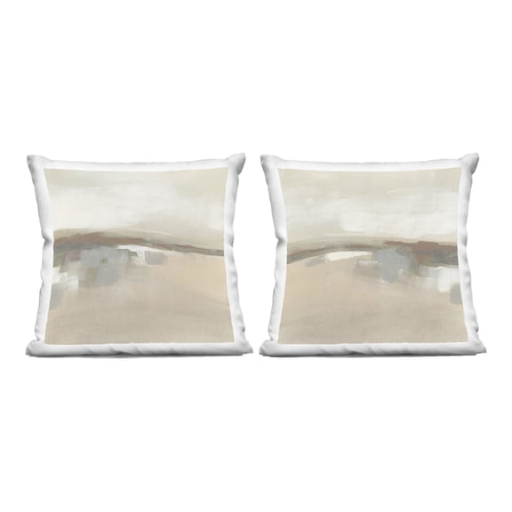Stupell Industries Earthy Landscape Impressions Design by June Erica Vess Throw Pillow (Set of 2)