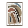 thumbnail image 1 of Stupell Industries Earthy Organic Collage Brown Framed Floater Canvas Wall Art design by Nikki Galapon, 31 x 21, 1 of 9