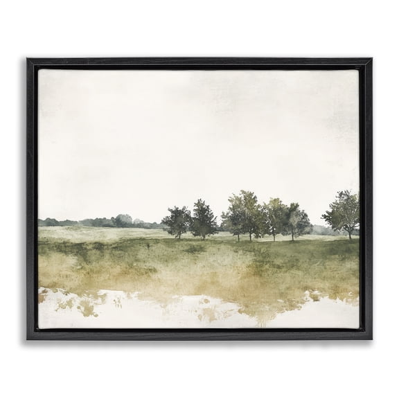 Stupell Industries Earthy Still Woodland Black Framed Floater Canvas Wall Art design by Mona Grace, 17 x 21