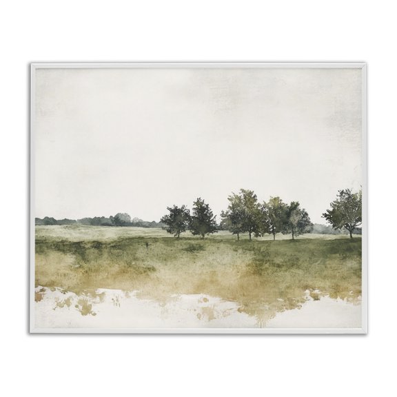 Stupell Industries Earthy Still Woodland White Framed Giclee Art design by Mona Grace, 16 x 20