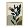 thumbnail image 1 of Stupell Industries Earthy Tropical Botanicals Plants & Flowers Painting Gold Floater Framed Canvas Art Print Wall Art, 17 x 25, 1 of 10