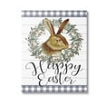 thumbnail image 1 of Stupell Industries Easter Bunny Wreath Phrase Holiday Painting Gallery Wrapped Canvas Art Print Wall Art, 36 x 48, 1 of 8