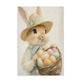 thumbnail image 1 of Stupell Industries Cottage Easter Egg Basket Rabbit Canvas Art, 16 x 24, by The Prints Vibe, 1 of 8