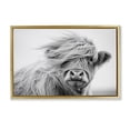 thumbnail image 1 of Stupell Industries Farmhouse Easy Breezy Highland Gold Floating Frame Canvas Art, 31 x 21, by Tina LeCour, 1 of 8