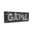 thumbnail image 1 of Stupell Industries Eat Sleep Game Repeat Phrase Minimal Grey Controller Inspirational Painting Gallery Wrapped Canvas Art Print Wall Art, 13 x 30, 1 of 6