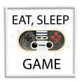 thumbnail image 1 of Stupell Industries Eat Sleep Game Vintage Controller Art for Kids Painting White Framed Art Print Wall Art, 1 of 7