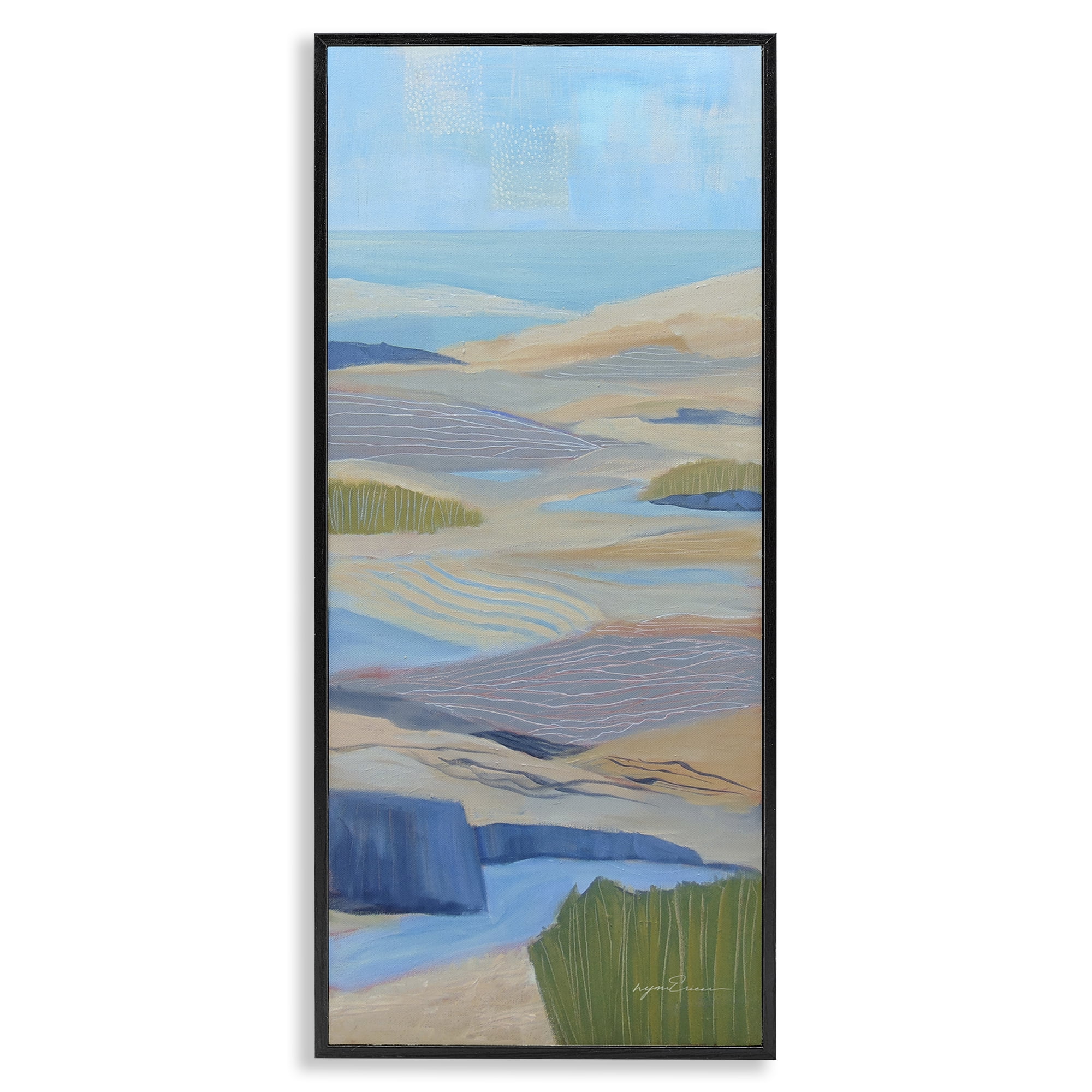 Stupell Industries Ebb & Flow Sand Dunes Black Framed Giclee Art, design by Lynn Ericson Fine Art