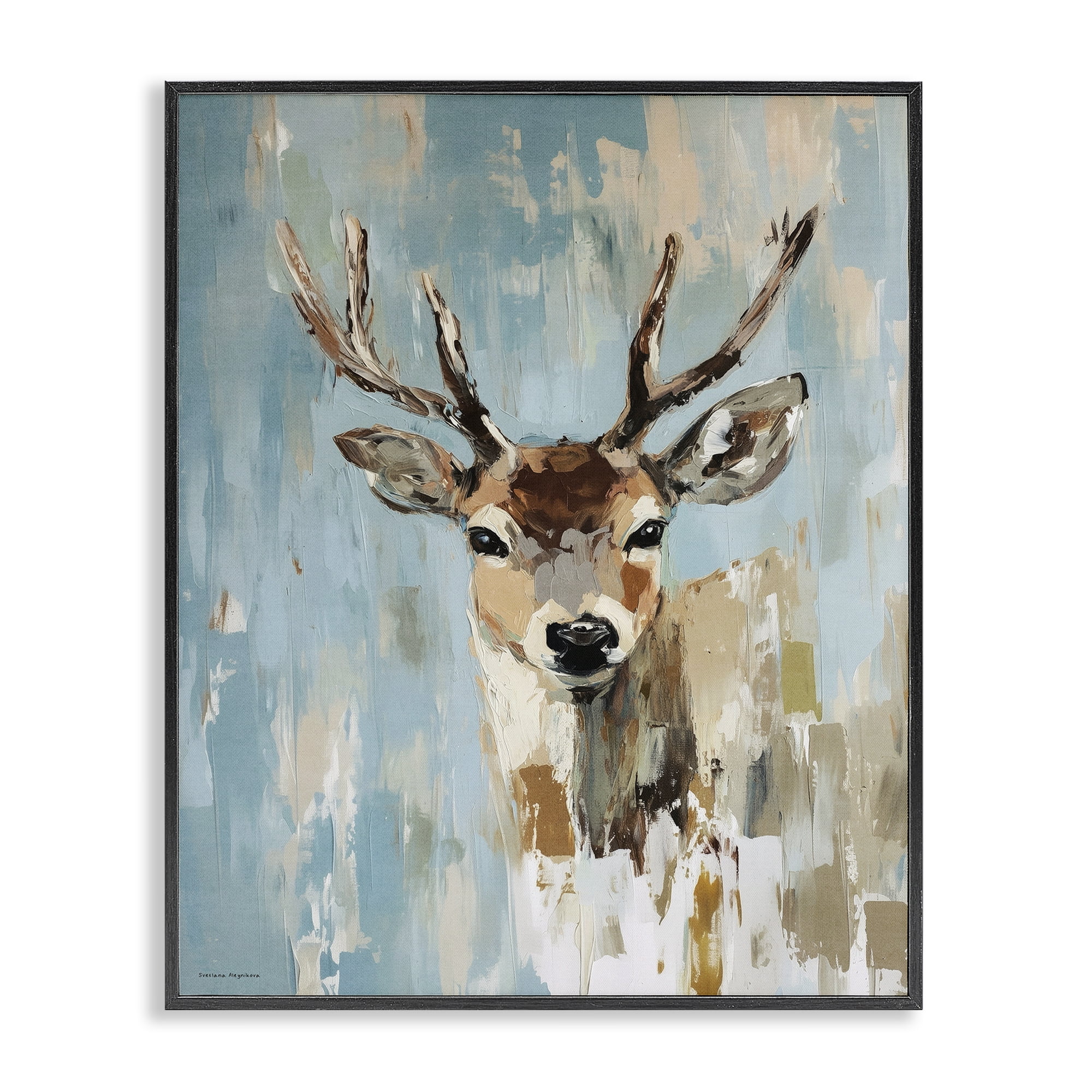 Stupell Industries Echoes Of The Wild Black Framed Giclee Art, design by Svetlana Aleynikova