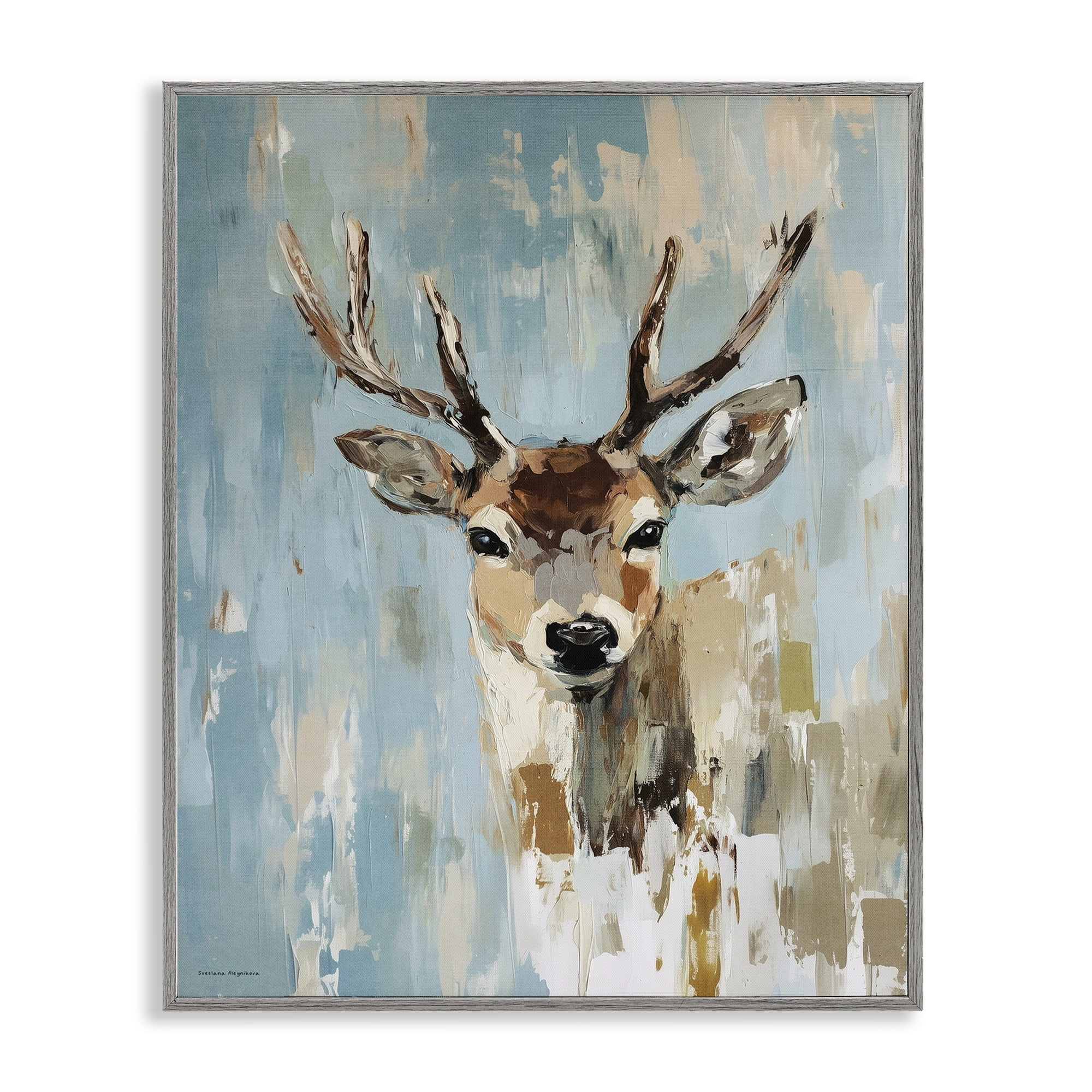 Stupell Industries Echoes Of The Wild Gray Framed Giclee Art, design by Svetlana Aleynikova
