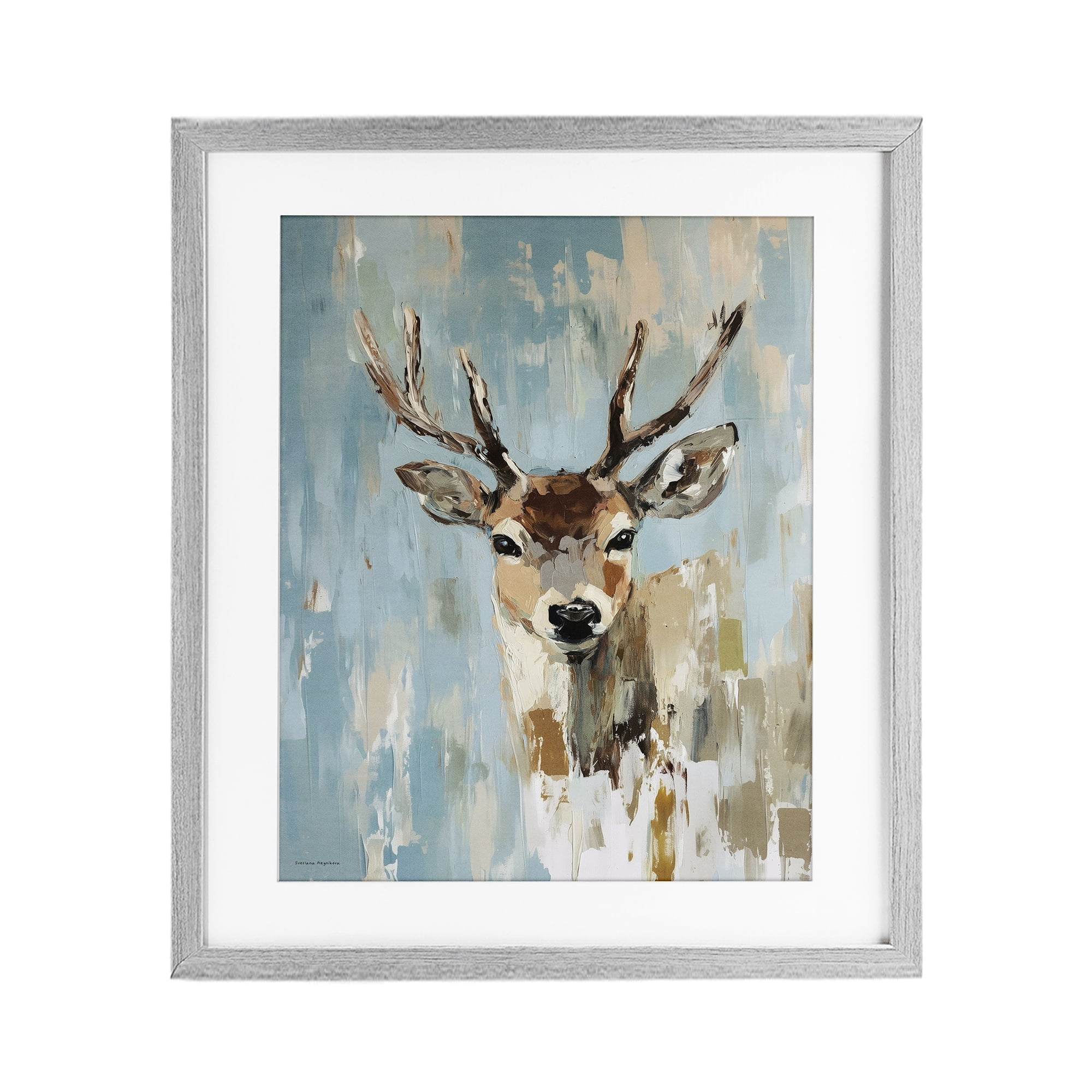 Stupell Industries Echoes Of The Wild Gray Framed Print Under Glass, design by Svetlana Aleynikova