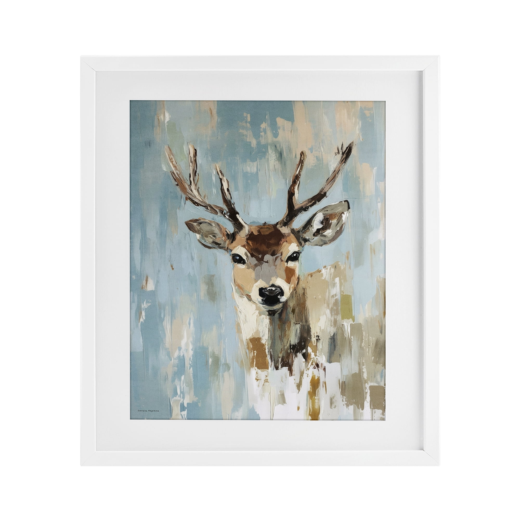 Stupell Industries Echoes Of The Wild White Framed Print Under Glass, design by Svetlana Aleynikova
