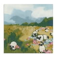 thumbnail image 1 of Stupell Industries Eclectic Abstract Sheep & Flowers Canvas Art, 17 x 17, by June Erica Vess, 1 of 8