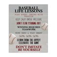 thumbnail image 1 of Stupell Industries Eclectic Baseball Life Lessons Canvas Art, 16 x 20, by Kim Allen, 1 of 8