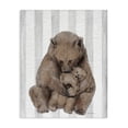 thumbnail image 1 of Stupell Industries Eclectic Bear and Cub Grey Stripes Canvas Art, 16 x 20, by Lil' Rue, 1 of 7