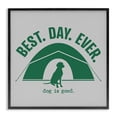 thumbnail image 1 of Stupell Industries Eclectic Best Day Camping Dog Black Framed Giclee Art, 12 x 12, by Dog Is Good, 1 of 8