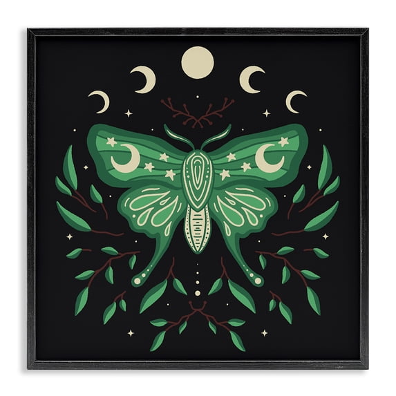 Stupell Industries Eclectic Black Framed Giclee Art, 12 x 12, by Ahmed Sameh Hussein