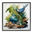 thumbnail image 1 of Stupell Industries Eclectic Bluebird & Woodland Plants Black Framed Giclee Art, 24 x 24, by RB, 1 of 8