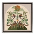 thumbnail image 1 of Stupell Industries Eclectic Boho Jungle Animals Gray Floating Frame Canvas Art, 18 x 18, by Victoria Barnes, 1 of 8