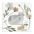 thumbnail image 1 of Stupell Industries Eclectic Comfy Cat Varied Botanicals Canvas Art, 36 x 36, by Melissa Wang, 1 of 7