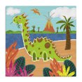 thumbnail image 1 of Stupell Industries Eclectic Dinosaur on Beach Canvas Art, 30 x 30, by Tina Finn, 1 of 8