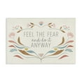 thumbnail image 1 of Stupell Industries Eclectic Feel The Fear Inspirational Canvas Art, 24 x 16, by Kim Allen, 1 of 9