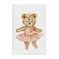 thumbnail image 1 of Stupell Industries Eclectic Floral Ballerina Teddy Bear Canvas Art, 16 x 24, by Amy Hall, 1 of 8