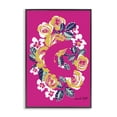 thumbnail image 1 of Stupell Industries Eclectic Floral Bloom Letter C Black Framed Giclee Art, 12 x 18, by Hannah Byatt, 1 of 8
