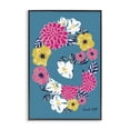 thumbnail image 1 of Stupell Industries Eclectic Floral Bloom Letter G Black Framed Giclee Art, 20 x 30, by Hannah Byatt, 1 of 8