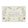 thumbnail image 1 of Stupell Industries Eclectic Floral Self Love Inspirational Canvas Art, 30 x 20, by Kim Allen, 1 of 8