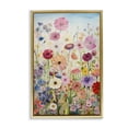 thumbnail image 1 of Stupell Industries Eclectic Full Floral Garden Gold Floating Frame Canvas Art, 21 x 31, by RB, 1 of 8