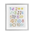 thumbnail image 1 of Stupell Industries Eclectic Fun Learning To Count Gray Framed Print Under Glass, 13 x 16, by Carla Daly, 1 of 8
