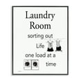 thumbnail image 1 of Stupell Industries Eclectic Funny Minimal Laundry Phrase Black Framed Giclee Art, 11 x 14, by Carol Robinson, 1 of 8