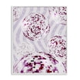 thumbnail image 1 of Stupell Industries Eclectic Glam Disco on Stripes White Framed Giclee Art, 11 x 14, by Ziwei Li, 1 of 8