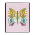 thumbnail image 1 of Stupell Industries Eclectic Glitzy Butterfly on Pink Black Framed Giclee Art, 11 x 14, by Kelley Talent, 1 of 8