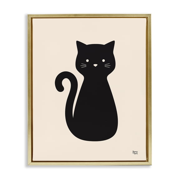 Stupell Industries Eclectic Gold Floating Frame Canvas Art, 25 x 31, by Jessica Beck